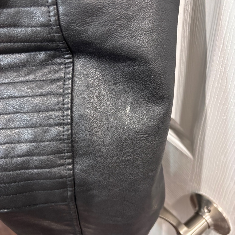 Levi's Men's Faux-Leather Hooded Zip Jacket - Picture 7 of 10